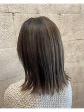 シエル(4el) 白髪ぼかしハイライト×グレージュ