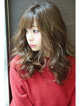 ルルディ バイ アフロディーテ銀座(luludi by APHRODITE) グレージュカラー/シルキーベージュ/斜めバング/銀座/髪質改善