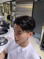 フランクスバーバーザスタンド(Frank’s barber the stand)&nbsp;七三グレージュツーブロックベリーショートF