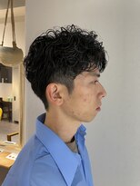 アントワープトーキョー(antwerp TOKYO)&nbsp;波巻きツイストスパイラルパーマメンズパーマ白髪染めハイライト