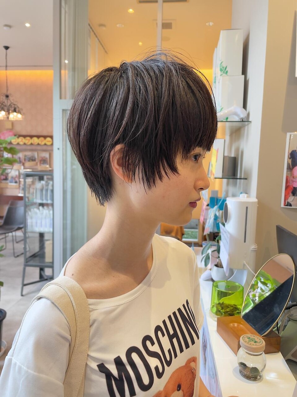 顔まわりレイヤー】ショートボブ：L184732366｜ナップヘアー NAP hair