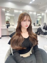 ジーナ 名駅(XENA.)&nbsp;《ha42》顔周り/ダブルカラー/ロングレイヤー/ブラウンカラー
