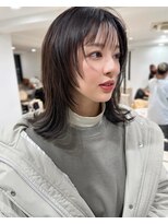 グローブス オモハラ(THE GLOBES OMOHARA)&nbsp;顔まわりインナーレイヤー　外ハネミディアム