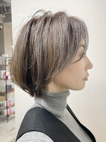 ルーファス 恵比寿 渋谷(Ruufus) 大人女子/ショートボブ/ハイライトカラー