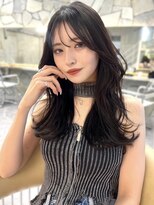 サイン 表参道(SIGN)&nbsp;韓国ヘアグレージュカラーブリーチ無し髪質改善イヤリングカラー