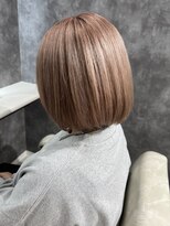 コアークリップ 緑町店(CORE CLIP)&nbsp;ハイトーン　ブロンド×ピンクベージュ