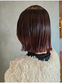 ミディアム/セミロング/コテ巻き/ベージュ新潟長岡宮関