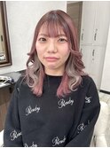 インナーカラー/イヤリングカラー/ハイトーン/レイヤー/堺東