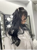 ヘアセット/リボンツイン