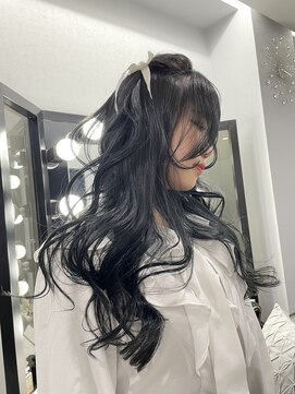 ブロンド(Blonde) ヘアセット/リボンツイン