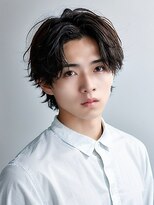 サンティエ 中央駅店(scintiller)&nbsp;七三アップバングセンターパートシャドウパーマ