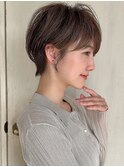 似合わせ ショート ボブ 30代 40代 小顔 新宿 ひし形 前上がり