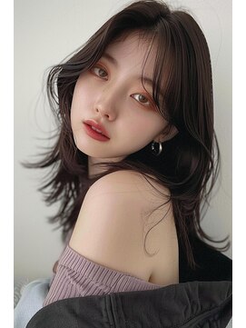 ラナ 新宿(lana) くびれヘア/センター/シースルー/似合わせ/【lana hair新宿】