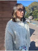 顔周りハイトーンレイヤー