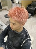 【三谷】スパイキーショート×ピンクベージュがオシャレすぎる◎