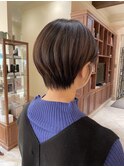 ★似合わせショート骨格矯正くびれショート前髪ありショート銀座