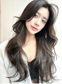 【MINX】くびれヘア＋くすみベージュハイライトカラー_表参道