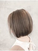 30代40代明るい白髪ぼかしナチュラル透明感アッシュブラウン