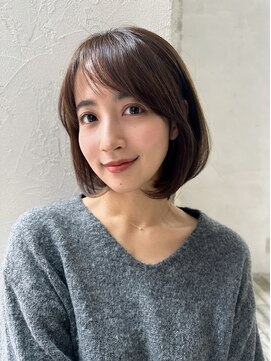 ジョエミバイアンアミ(joemi by Un ami) （joemi）大人の抜け感ショート×透明感ベージュカラー小倉太郎