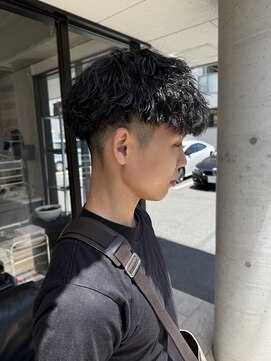 髪屋 紬 メンズ/メンズパーマ/メンズカット/波巻きパーマ