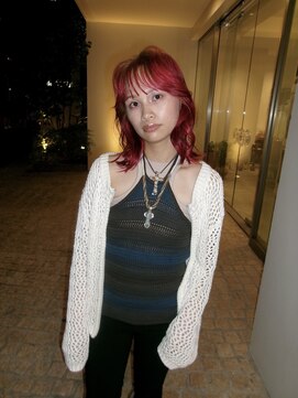 チクロヘアー(Ticro hair) @nkkn15 roots red
