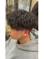 ステラ(STELLA)&nbsp;波巻きスパイラル/メンズカット/メンズ/メンズサロン/波巻き