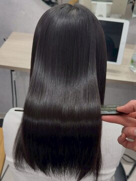 ハーシーバイアポロ 相模大野(HERSHE by apollo) x髪質改善/ホワイトグレージュ/レイヤーカット/チェリーブラウン