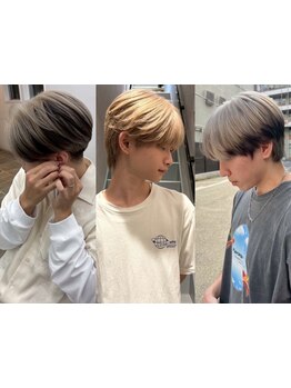 【中崎町3分】カラーを楽しみたい方におすすめ！雰囲気作りが抜群に上手いメンズサロン[yoahku]