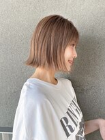 ガーデン 渋谷(GARDEN)&nbsp;小顔大人ボブ暗めカラーミディアムデザインカラー