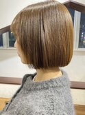 人気のミニボブ×ベージュカラー★中村大輔