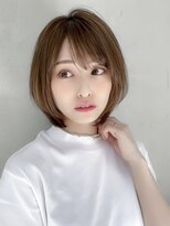 ギークス(GEEKS)&nbsp;【GEEKS渋谷】チョコレートカラー/レイヤーボブ/ボブウルフ/小顔