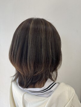 ミーツ 牧港店(mits) レイヤー×ハイライトカラー