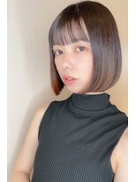 ゴロクヘアー(56 hair)&nbsp;グレージュミニボブ２０代３０代４０代【56hair戸越銀座】