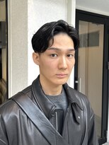 Men's JILI 【JILI】センターパート 色気ニュアンスカール メンズ ◎上辻