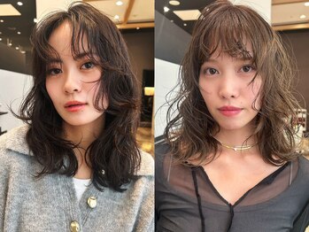 ケーツー あべのキューズモ－ル店(K-two)の写真/ラフで抜け感のあるパーマスタイルなら【池田さん】！ハイレイヤーカットも◎[レイヤーカット/ボブ/顔周り]