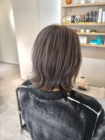 キッカ(kicca) 【kicca】レイヤーボブ×コントラストハイライト