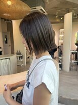 ロエ(loe) 白髪率30%☆大人のぱつボブ×オリーブグレージュ