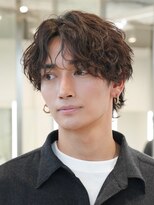 フィフス 大分(fifth)&nbsp;大分シャドウパーマメンズカットラウンドマッシュツーブロック