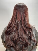 クオリス 上福岡店(QUALIS)&nbsp;レッドバイオレット/艶髪カラー/落ち着きルビーブラウン