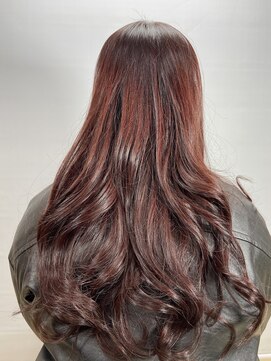 クオリス 上福岡店(QUALIS) レッドバイオレット/艶髪カラー/落ち着きルビーブラウン