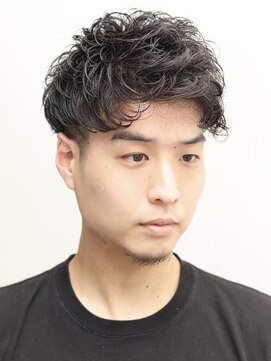 ヘアーアンドグルーミング ヨシザワインク(HAIR&GROOMING YOSHIZAWA Inc.) 【ヨシザワ人形町】ハーフモーションアップバングパーマ