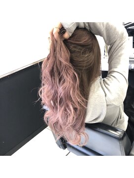 ヘアーデザイン ジェルム(Hair Design germe) ピンクグラデーションスタイル ～しのだスペシャル～