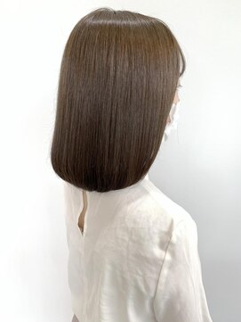 ヘアーアンドスパ フェリーチェ ミチ 野田屋町店(HAIR&SPA felice MICHI) 【feliceMICHI佐藤夏美】艶ベージュロブ