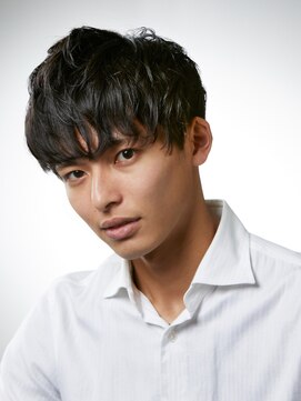 カインド 南青山(hair&make up KIND) 【定番スパイラルパーマ】　２ブロックメンズショート