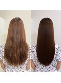 美髪カラーヘアエステ　髪質改善