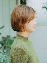 ロッソ ヘアアンドスパ 北千住店(Rosso Hair&SPA) ミニボブ×アッシュベージュ[北千住]