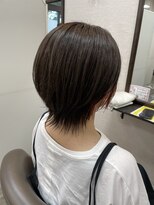 バセット バイ アルター 鎌取店(basset by aL-ter)&nbsp;ココアベージュ/ボブウルフ/黒髪[鎌取駅/髪質改善]