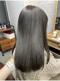 艶カラーと髪質改善トリートメント
