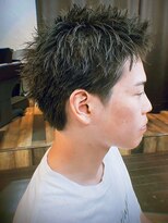 ヘアークリエイ トポライトウィロー 烏丸(Hair Create Polite willow) 30代40代メンズ刈り上げフェードスタイルナチュラル