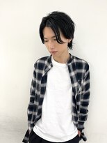 エンドリンク(endlink)&nbsp;黒髪センターパートウルフ